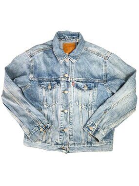 Levi’s Ex Boyfriend Trucker Jacket Women’s Small Denim Blue 29944
